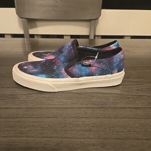 Vans Galaxy Print Slip-On Sneakers